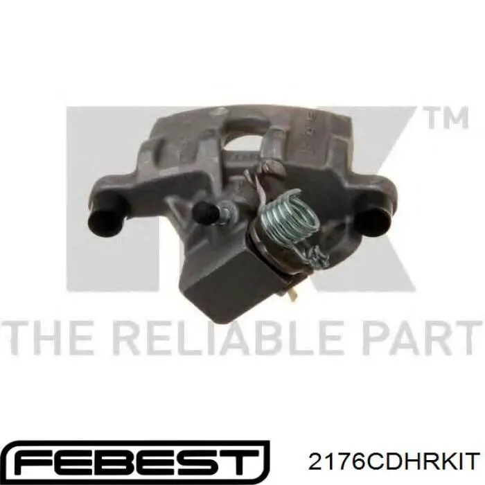 Kit de reparación de pinzas trasero Febest 2176CDHRKIT
