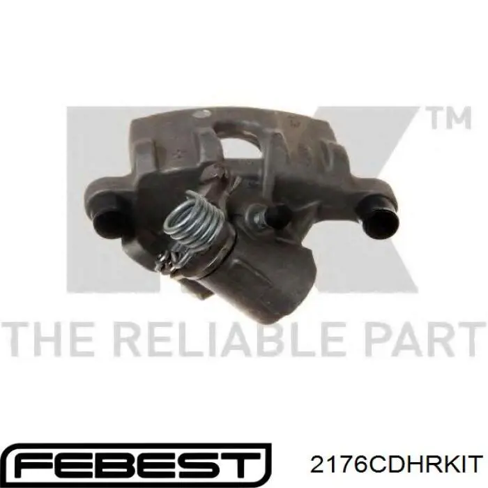 Kit de reparación de pinzas de freno trasero 2176CDHRKIT Febest