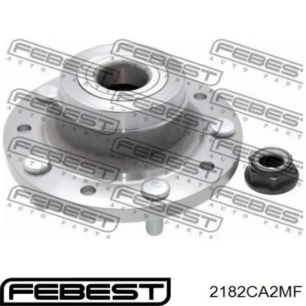 Buje de rueda delantero 2182CA2MF Febest