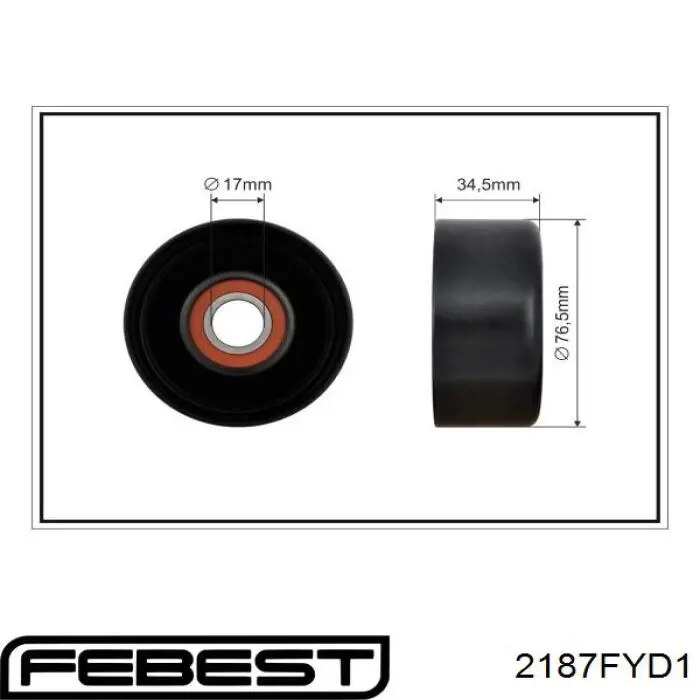 540034 Maxgear Tensor de correa auxiliar