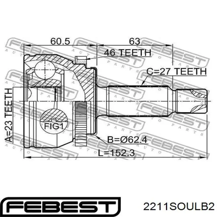 2211SOULB2 Febest