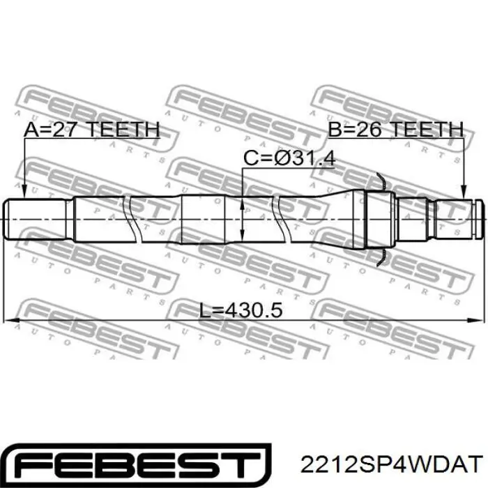 Eje intermedio de transmisión Hyundai/Kia 495602S650 precio, desde 88,66 EUR
