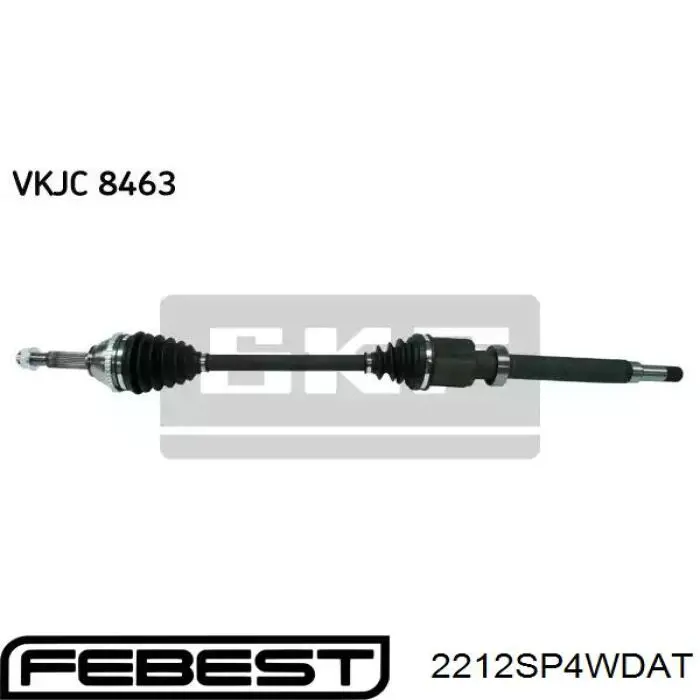 Eje intermedio de transmisión 495602S650 Hyundai/Kia