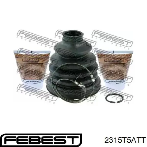 Comprar 2315T5ATT Febest Fuelle, junta homocinética interna izquierda del semieje delantero