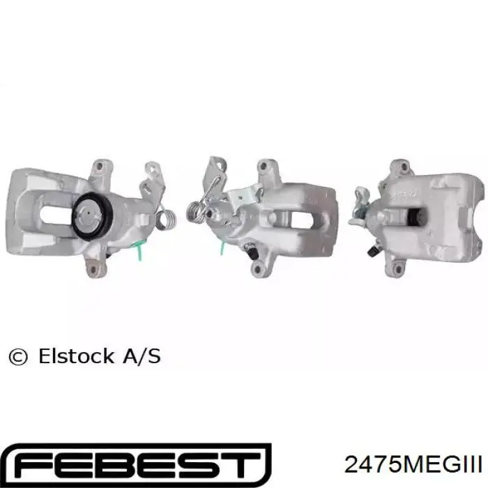 Juego de reparación, pinza de freno trasero Citroen C4 1 LA