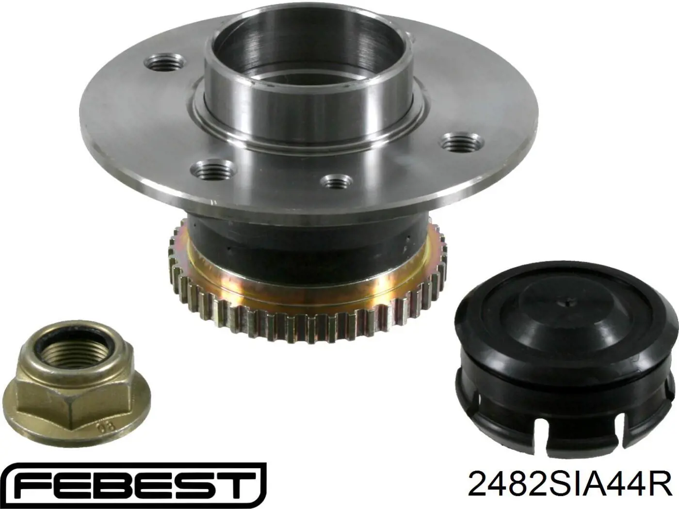 Cubo de rueda trasero 2482SIA44R Febest