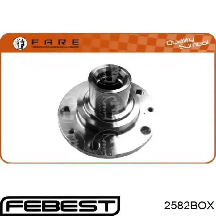 Buje de rueda delantero 2582BOX Febest