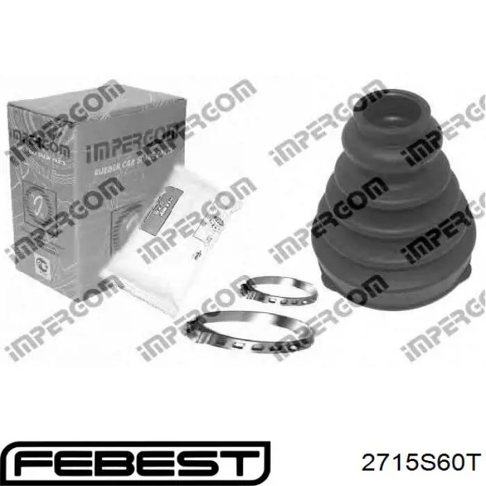 Fuelle de semieje delantero interior 2715S60T Febest