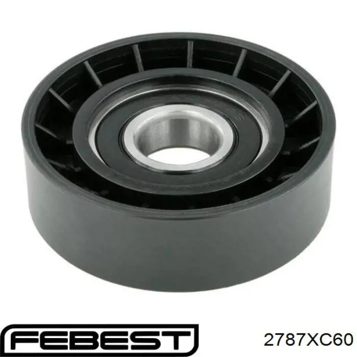 2787XC60 Febest rodillo, correa trapecial poli v