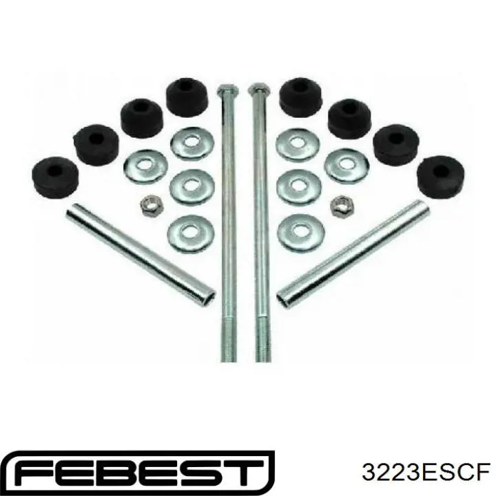 3223ESCF Febest soporte de barra estabilizadora delantera