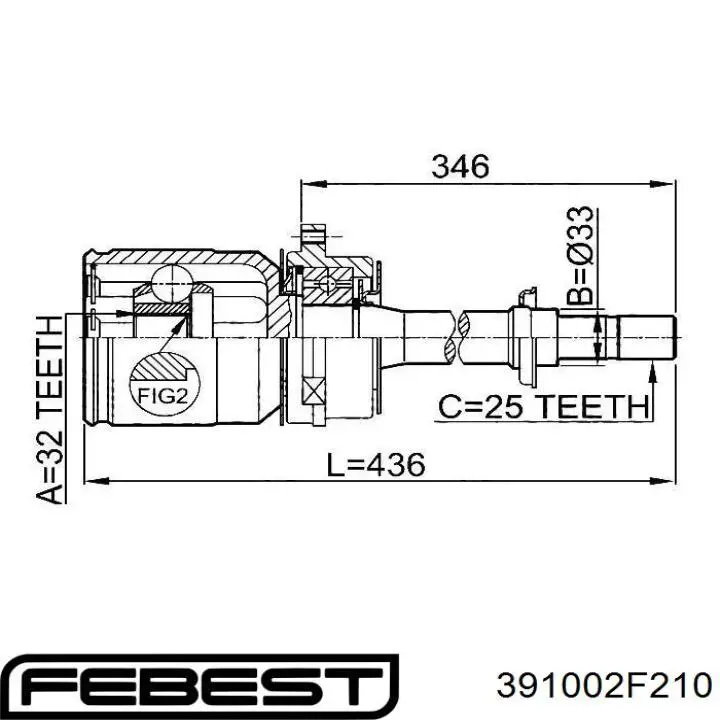 Semieje delantero derecho Sercore 22075A precio, desde 122,77 EUR