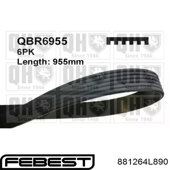 Correa trapezoidal Mazda 323 BG