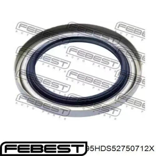 95HDS-52750712X Febest anillo retén de semieje, eje trasero, exterior