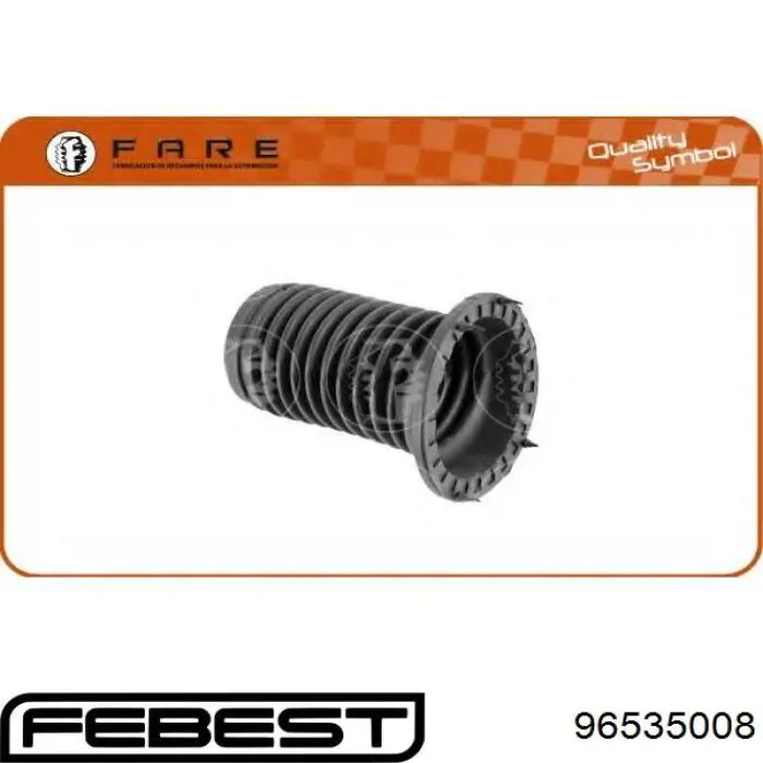 96535008 Febest caperuza protectora/fuelle, amortiguador delantero