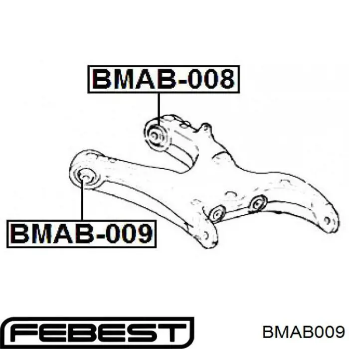 Suspensión, brazo oscilante trasero inferior para BMW X5 (E70)