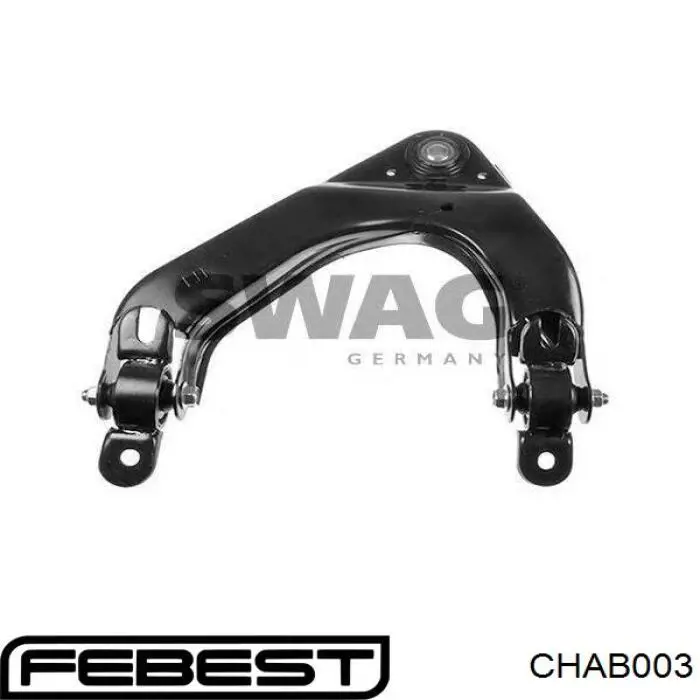 Buje trasero del brazo longitudinal trasero Febest CHAB003