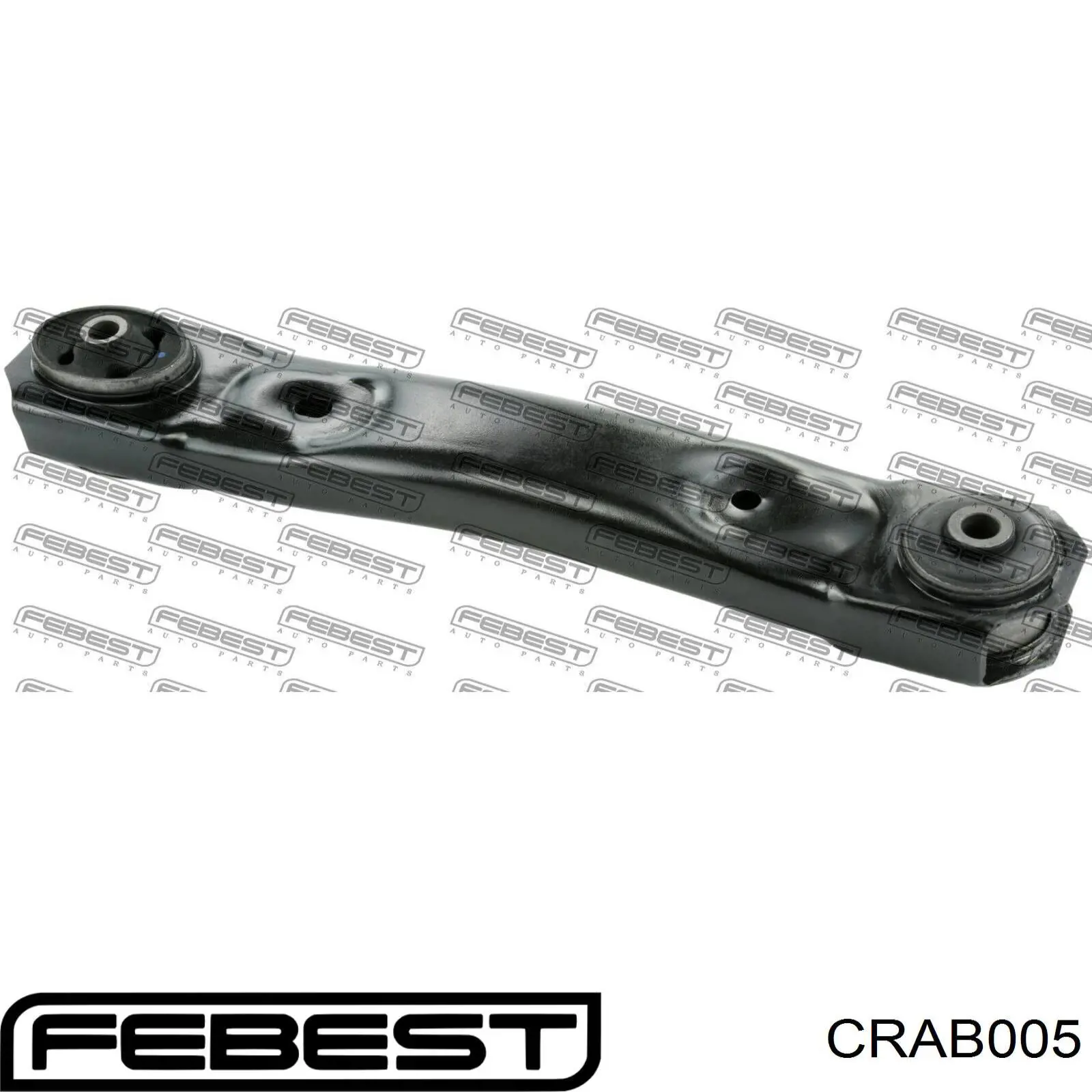 Buje delantero del brazo longitudinal trasero Febest CRAB005