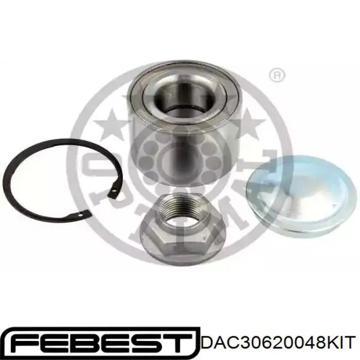 Cojinete de rueda trasero Renault DUSTER 2 HM