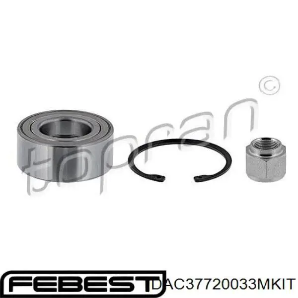 DAC37720033M-KIT Febest cojinete de rueda delantero