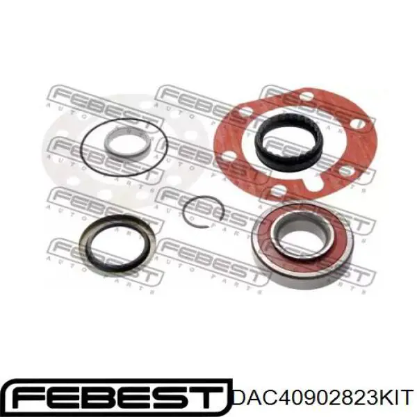 Cojinete del semieje trasero Toyota 9036340072