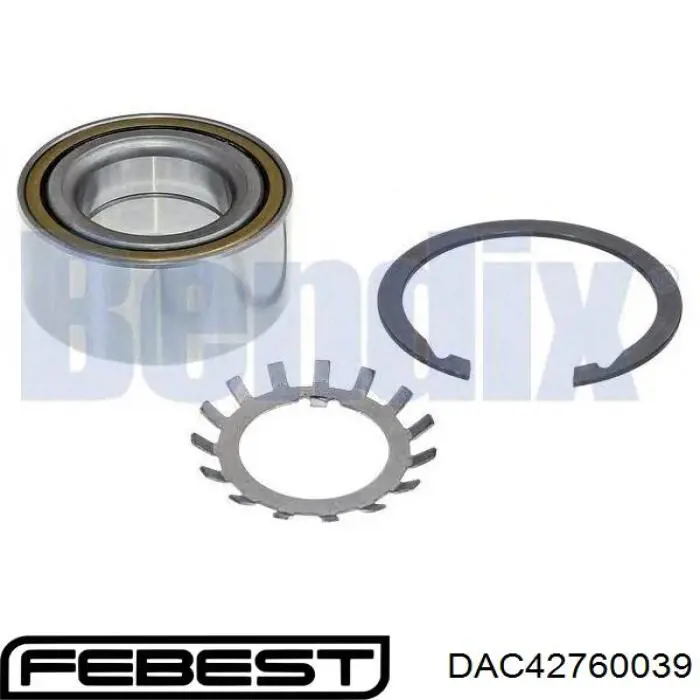 DAC42760039 Febest Rodamientos de rueda delantero