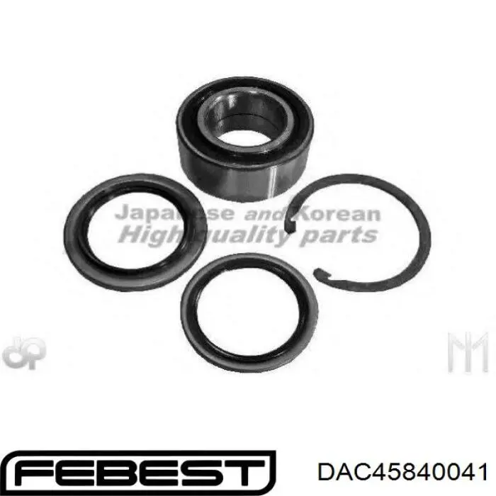 Rodamiento de rueda delantero Febest DAC45840041