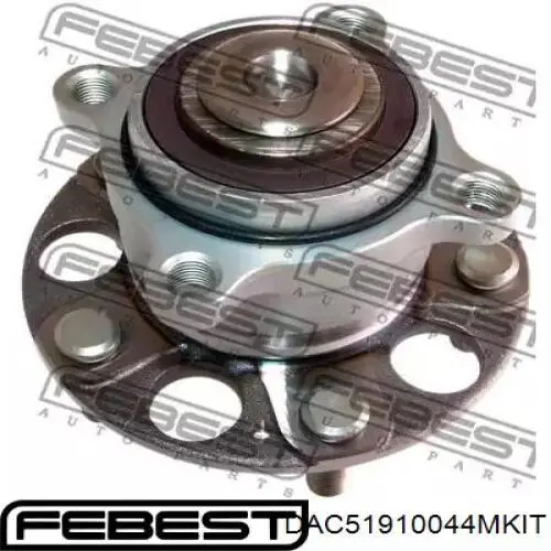 Cojinete de rueda DAC51910044MKIT Febest