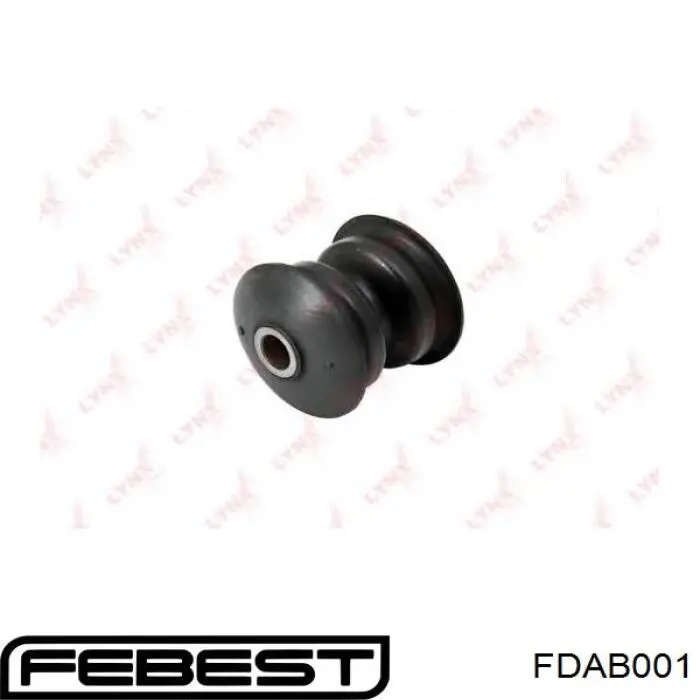 Silentblock delantero de ballesta trasera 1720481 Ford