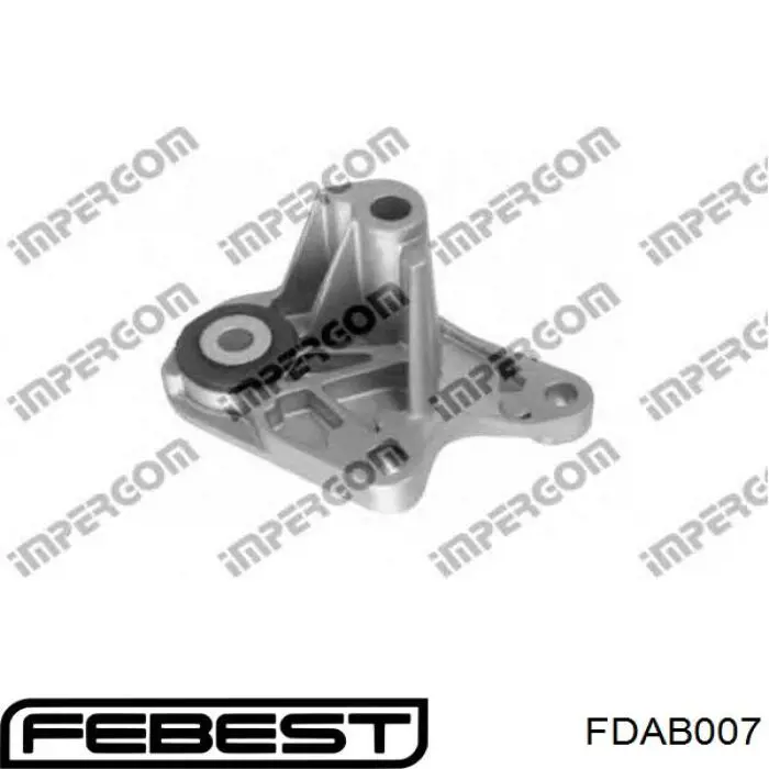 Silentblock del soporte trasero del motor FDAB007 Febest