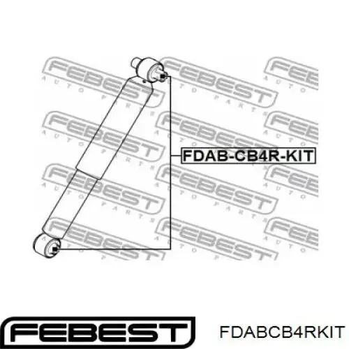 Silentblock de amortiguador trasero para Ford Focus (CB8)