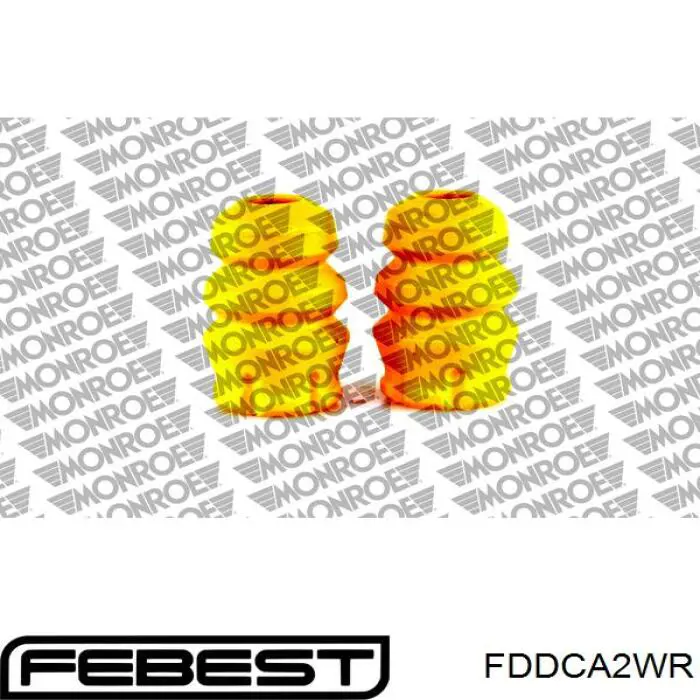 FDDCA2WR Febest almohadilla de tope, suspensión trasera