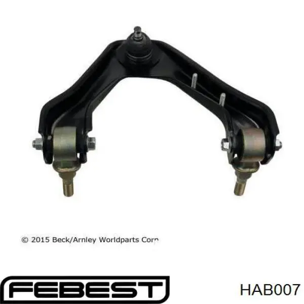 HAB007 Febest silentblock de brazo de suspensión delantero superior