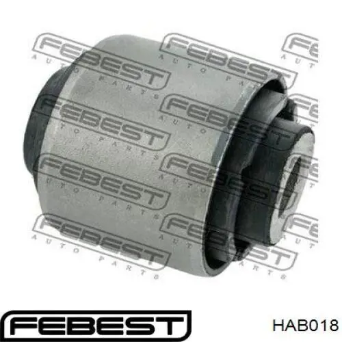 HAB-018 Febest silentblock de brazo de suspensión trasero superior