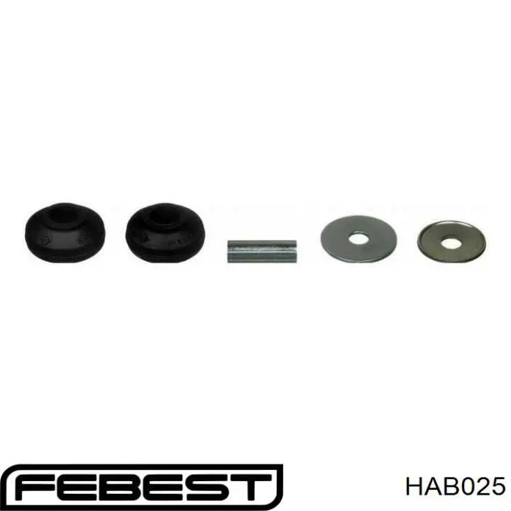Silentblock amortiguador trasero HAB025 Febest