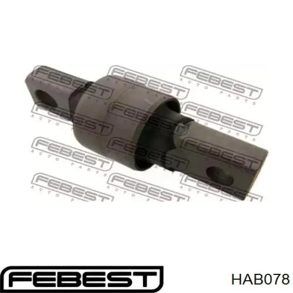 HAB-078 Febest silentblock de brazo de suspensión trasero superior