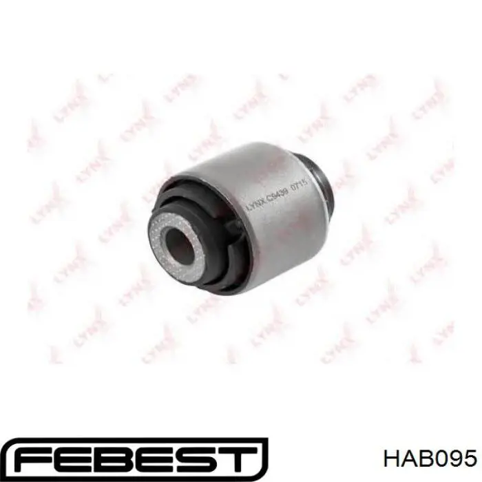 Buje interior del brazo transversal trasero HAB095 Febest