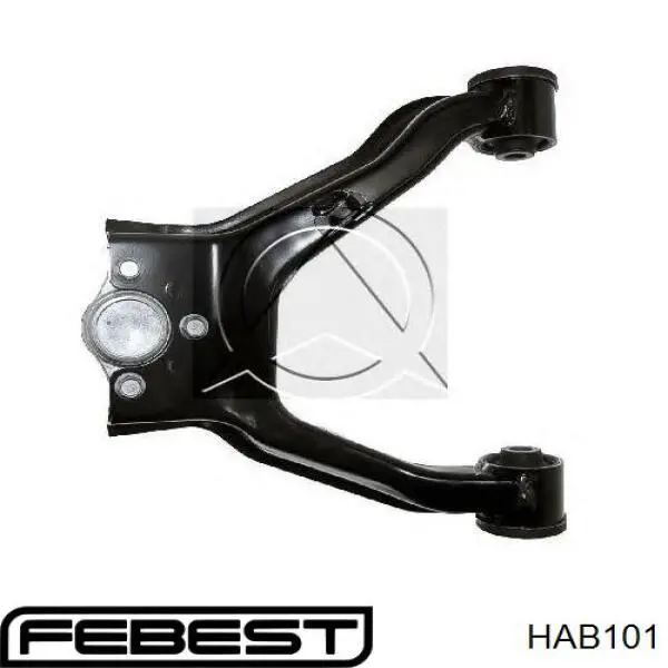 HAB101 Febest Buje trasero del brazo longitudinal trasero