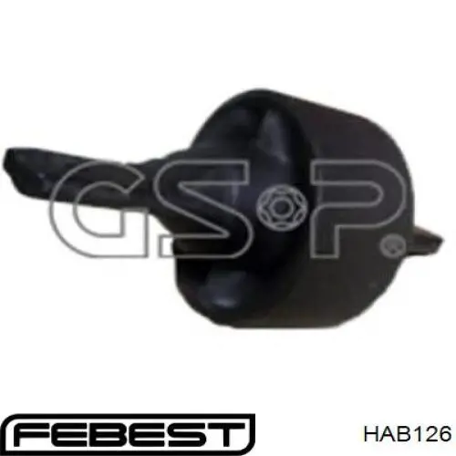 HAB126 Febest Buje del brazo longitudinal inferior trasero