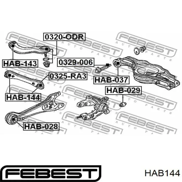 Suspensión, barra transversal trasera Honda Shuttle 1 (RA1, RA5)