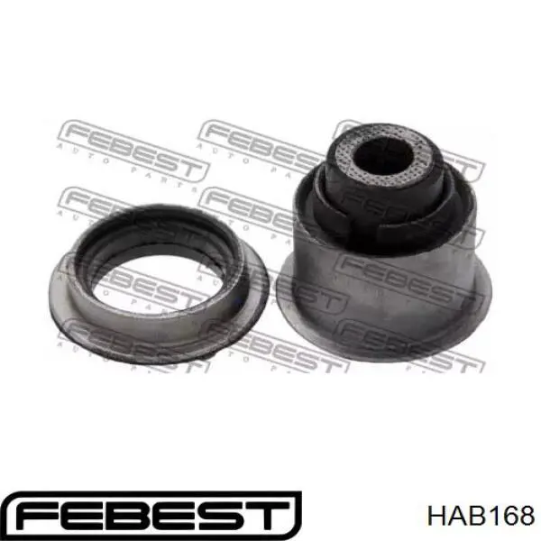 HAB168 Febest Buje de mangueta trasera