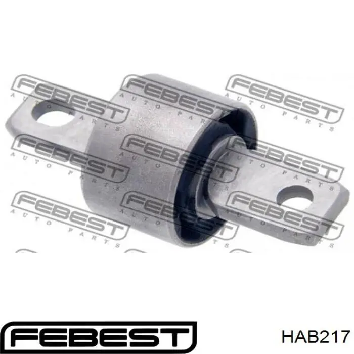 Silentblock del brazo superior de suspensión trasera Febest HAB217