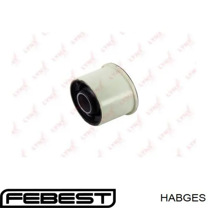 Silentblock del brazo de suspensión HABGES Febest