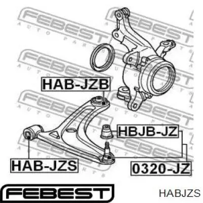 Silentblock de brazo de suspensión Febest HABJZS precio, desde 5,81 EUR