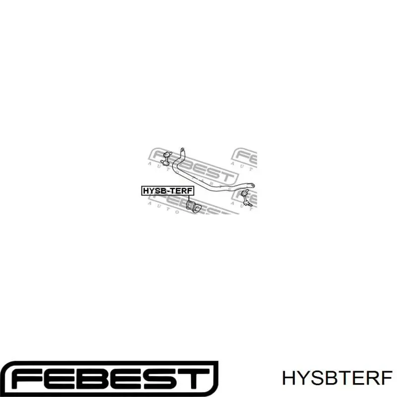 HYSB-TERF Febest casquillo de barra estabilizadora delantera