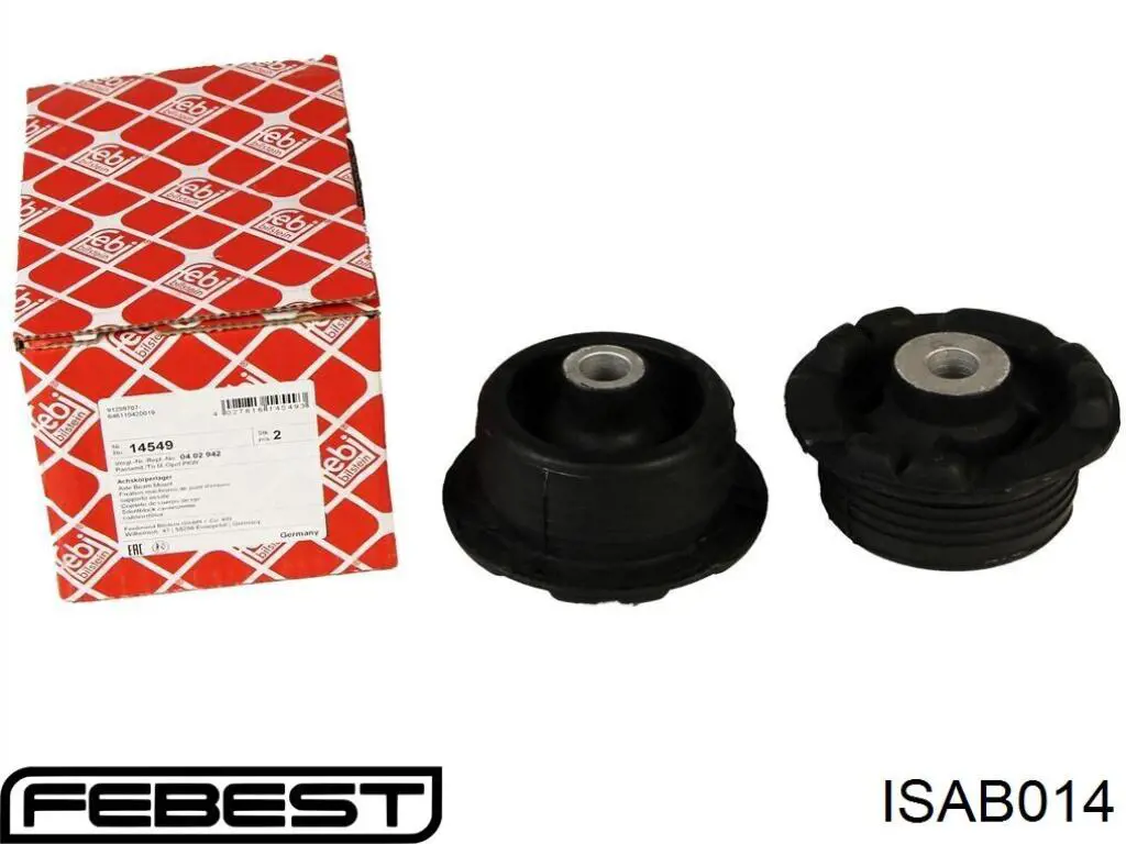 IS0607 Polycraft Silentblock de brazo transversal de suspensión trasera