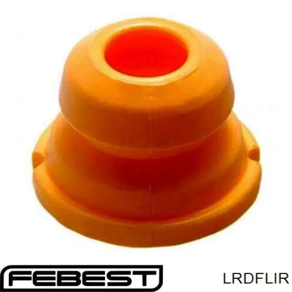 LRDFLIR Febest tope de amortiguador trasero, suspensión + fuelle