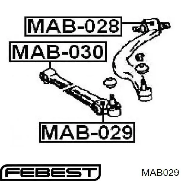 Comprar MAB029 Febest Silentblock