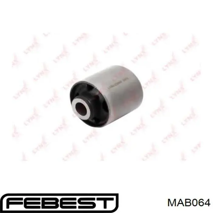 Buje delantero del brazo longitudinal trasero Febest MAB064