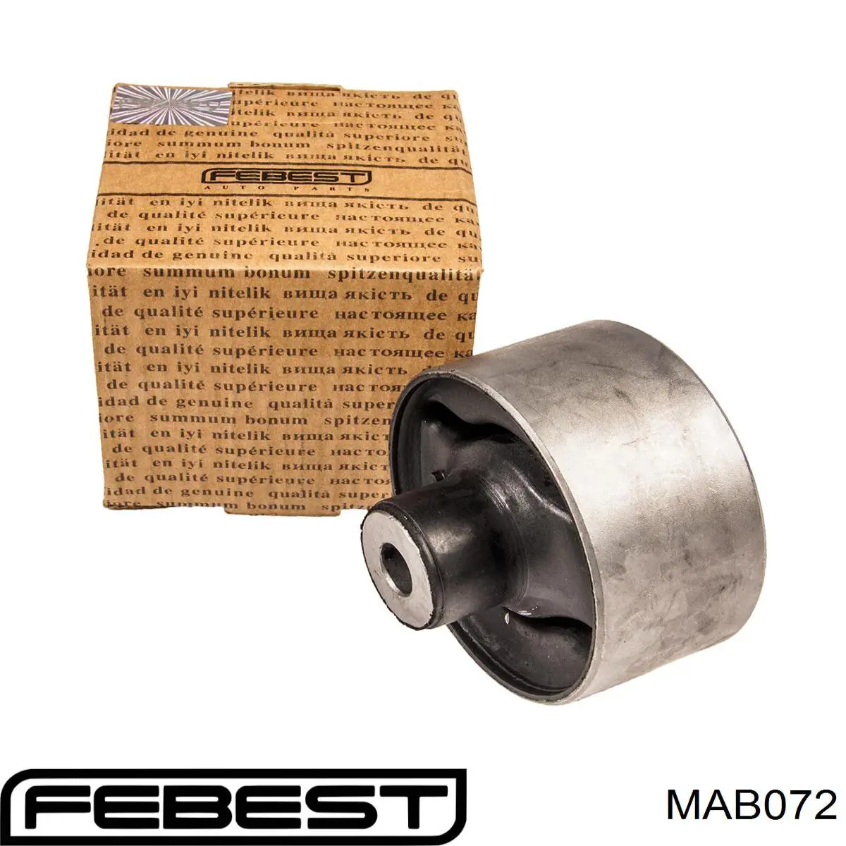 Buje del brazo longitudinal inferior trasero MAB072 Febest