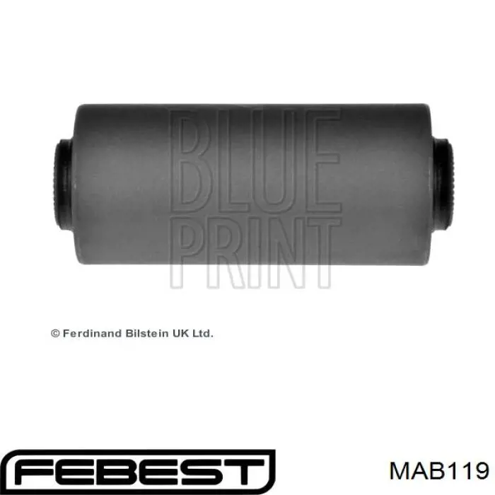 Silentblock delantero de ballesta trasera MAB119 Febest